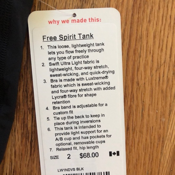 New with tags Free Spirit Tank sz2 - Picture 6 of 6